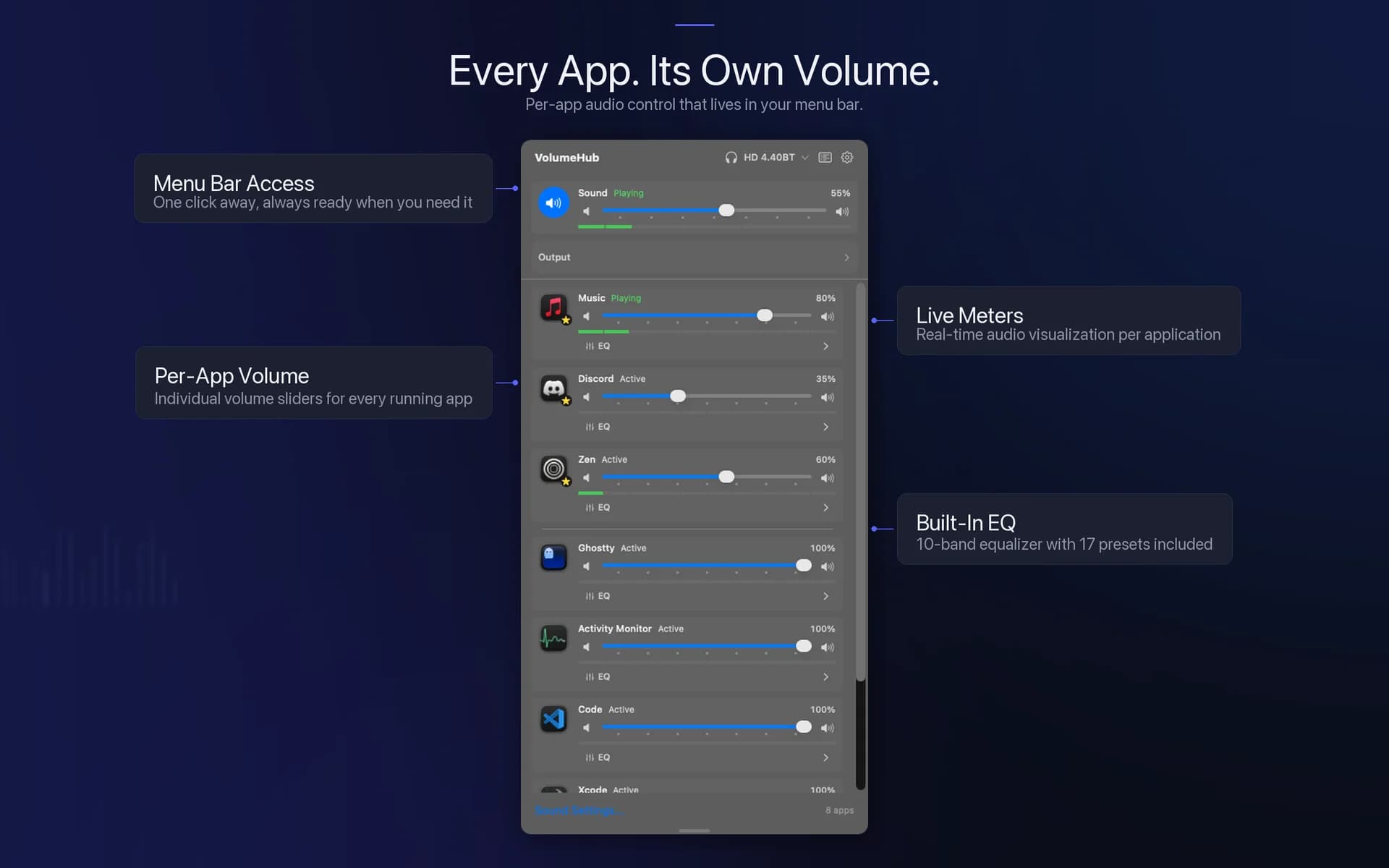 VolumeHub screenshot 1