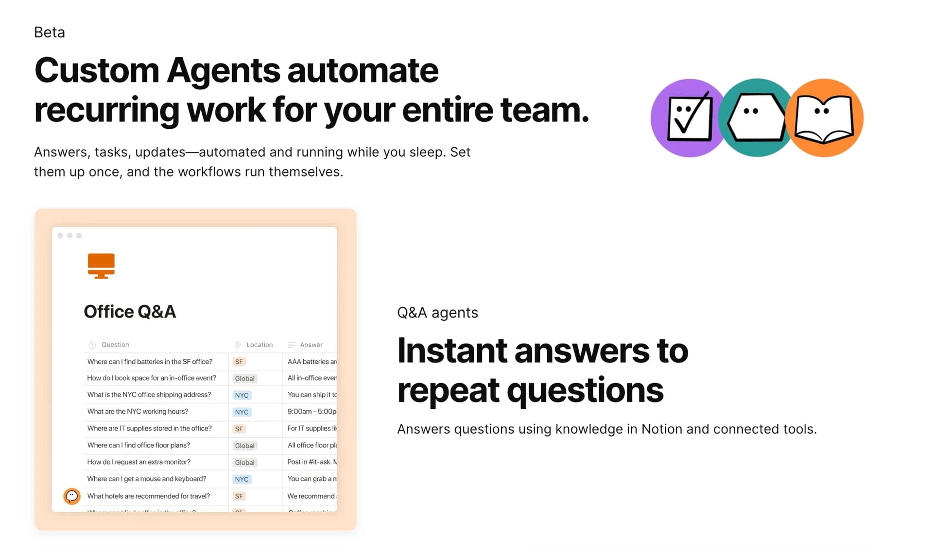 Notion Custom Agents screenshot 1