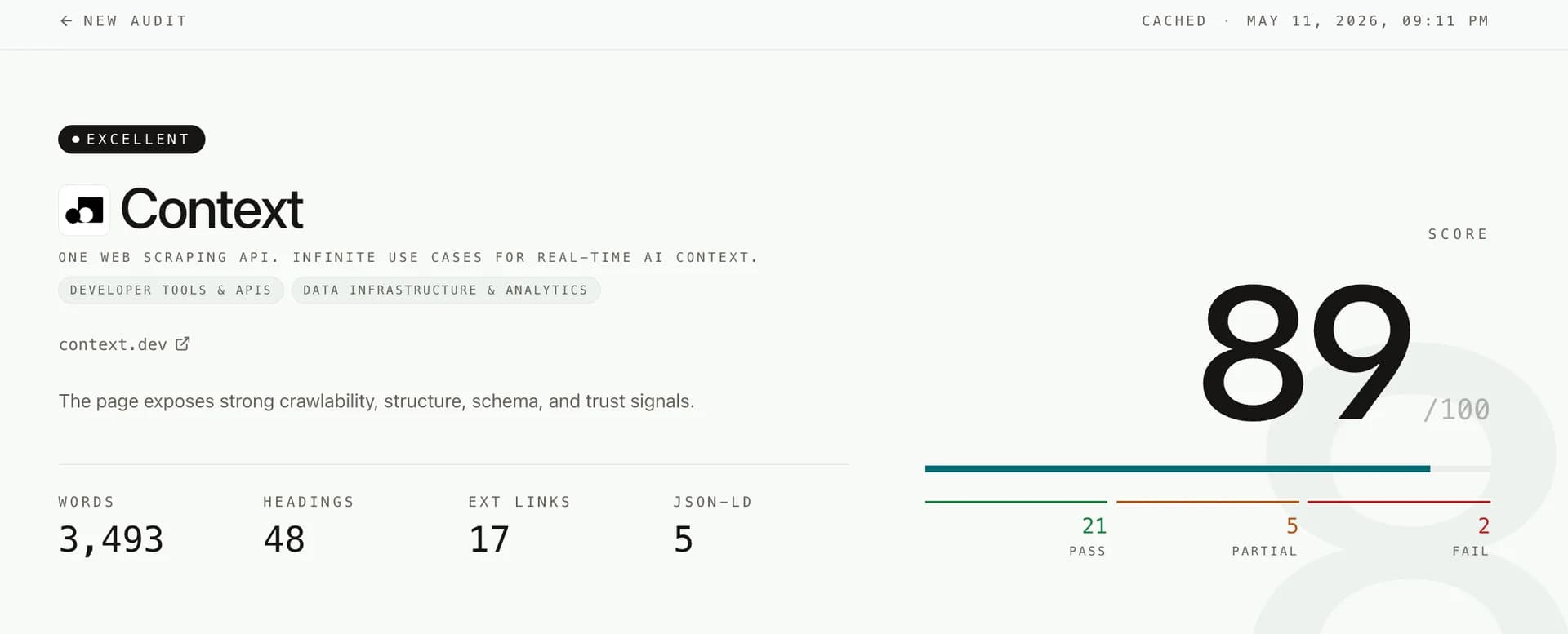 Free AI SEO Auditor screenshot 3