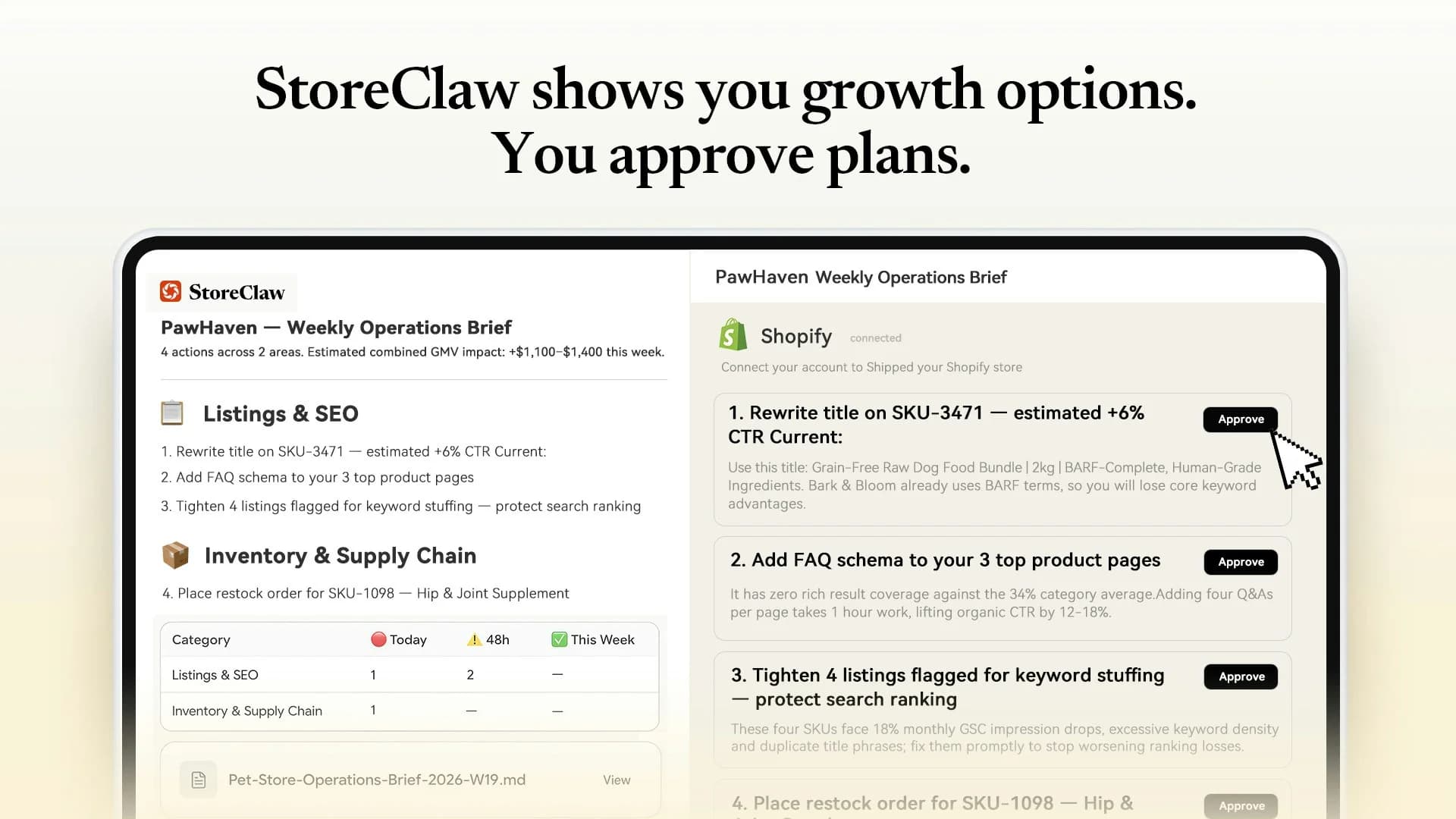 StoreClaw screenshot 4
