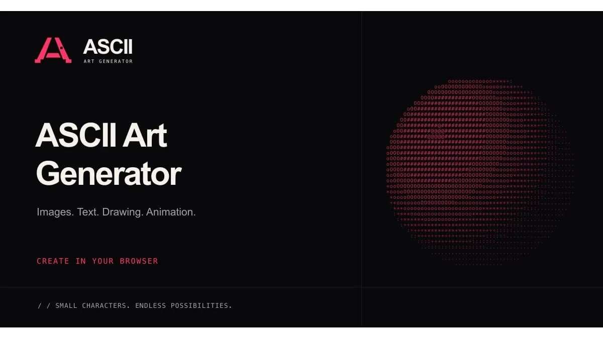 ASCII Art Generator screenshot 1