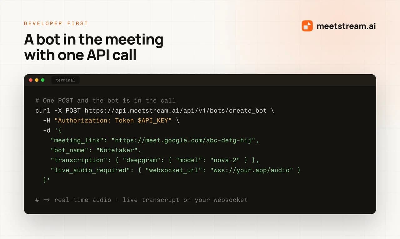 MeetStream AI screenshot 2