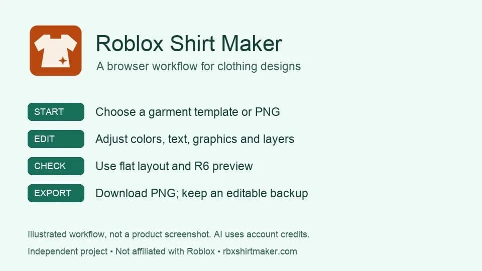 Roblox Shirt Maker screenshot 1