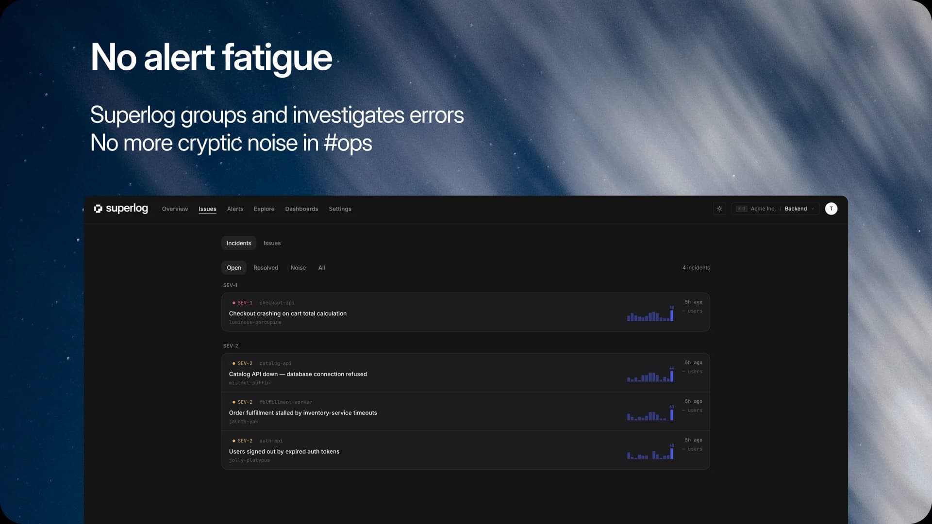 superlog screenshot 2