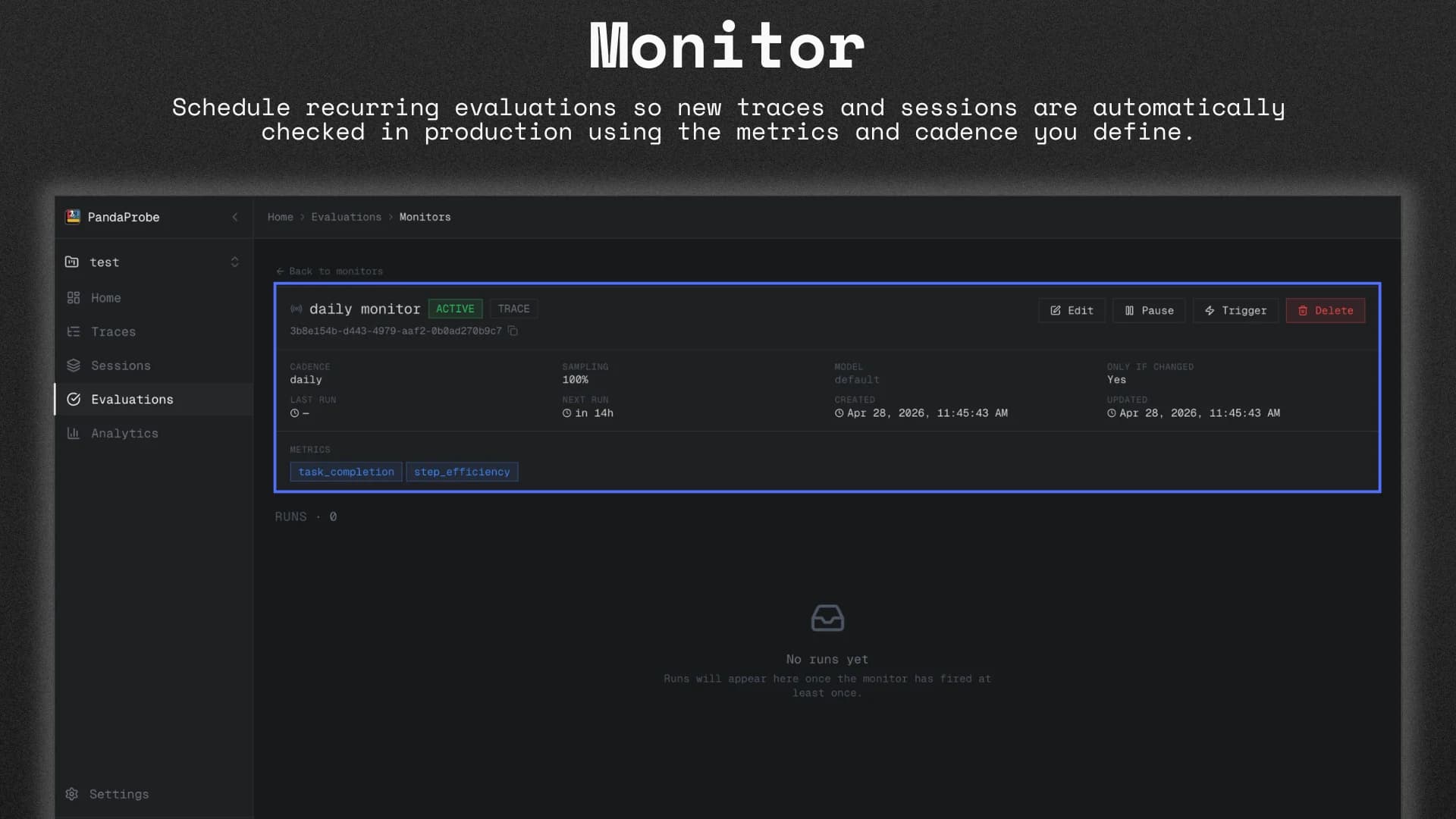 PandaProbe screenshot 4