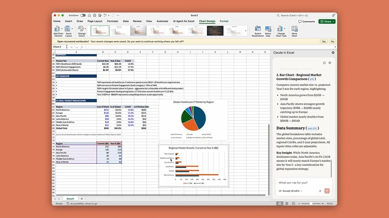 Claude in Excel screenshot 5
