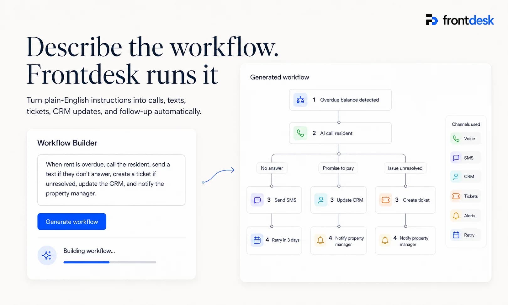 Frontdesk AI screenshot 2
