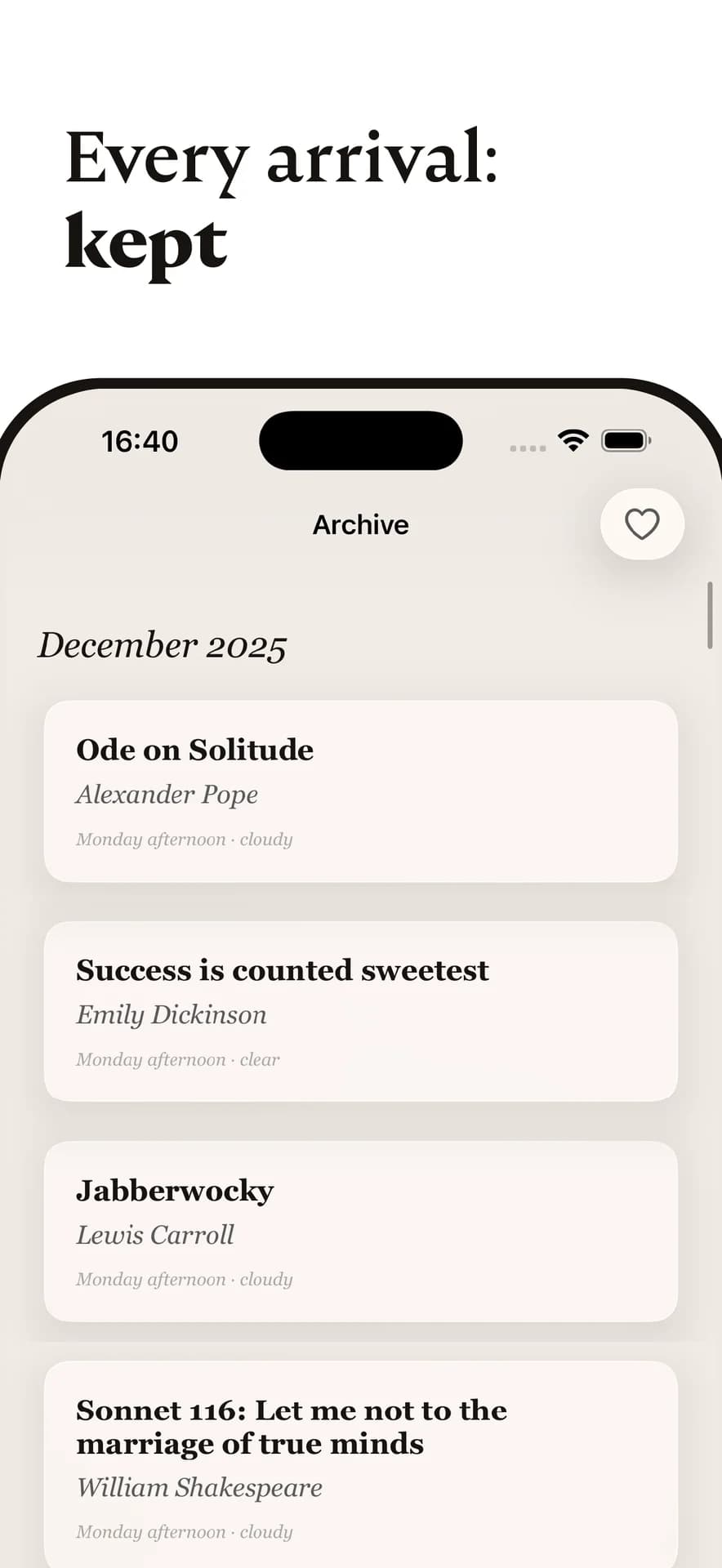 Sometimes: A Poem Arrives screenshot 4