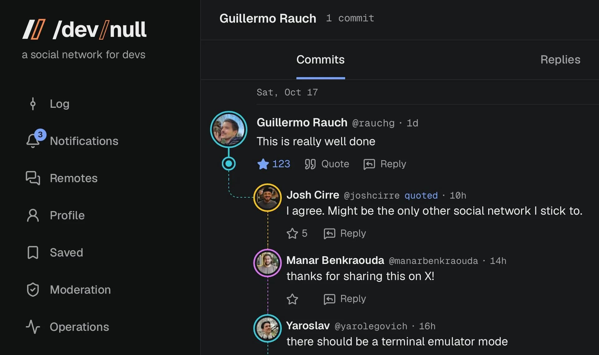 /dev/null screenshot 1