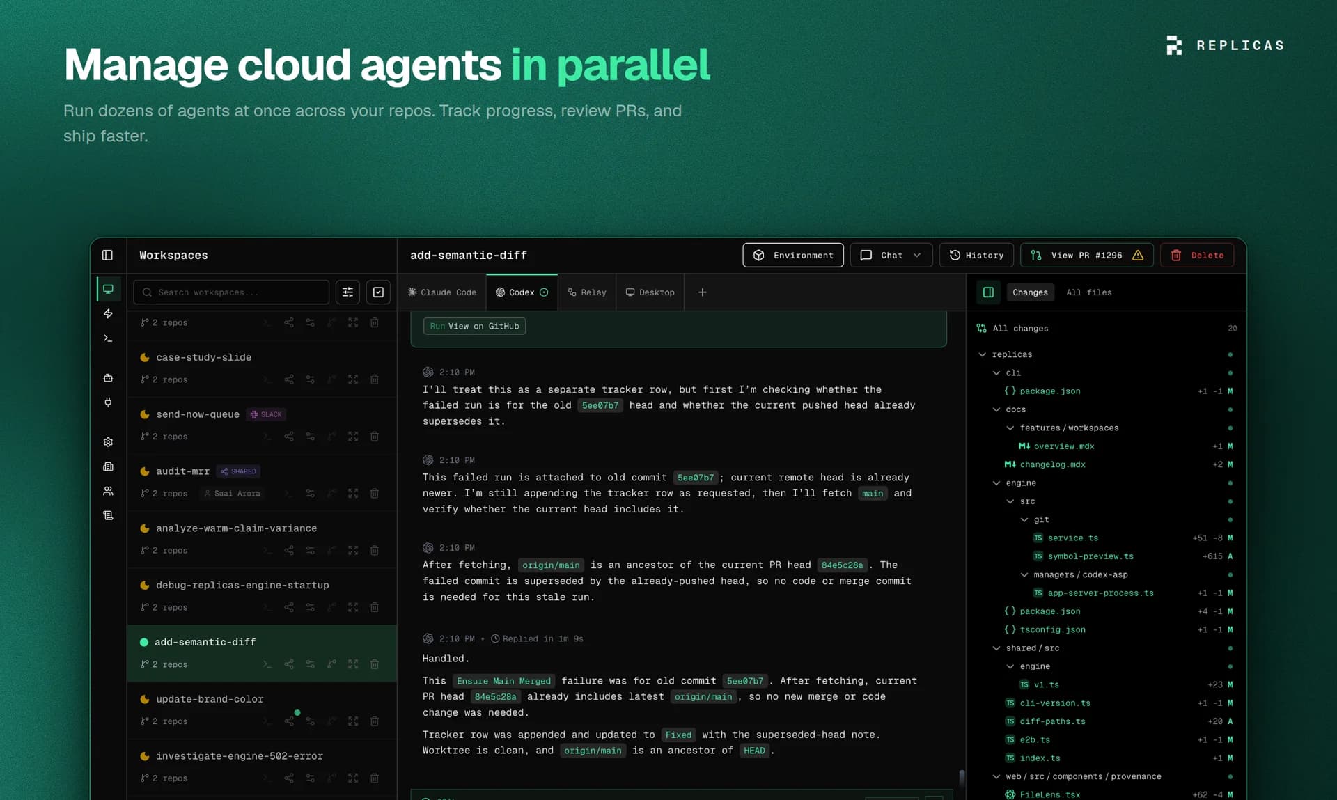 Replicas screenshot 2