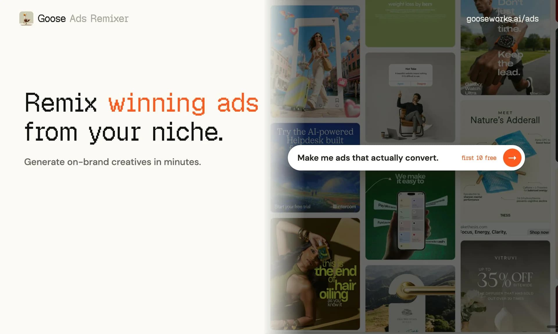 Goose Ads Remixer screenshot 1