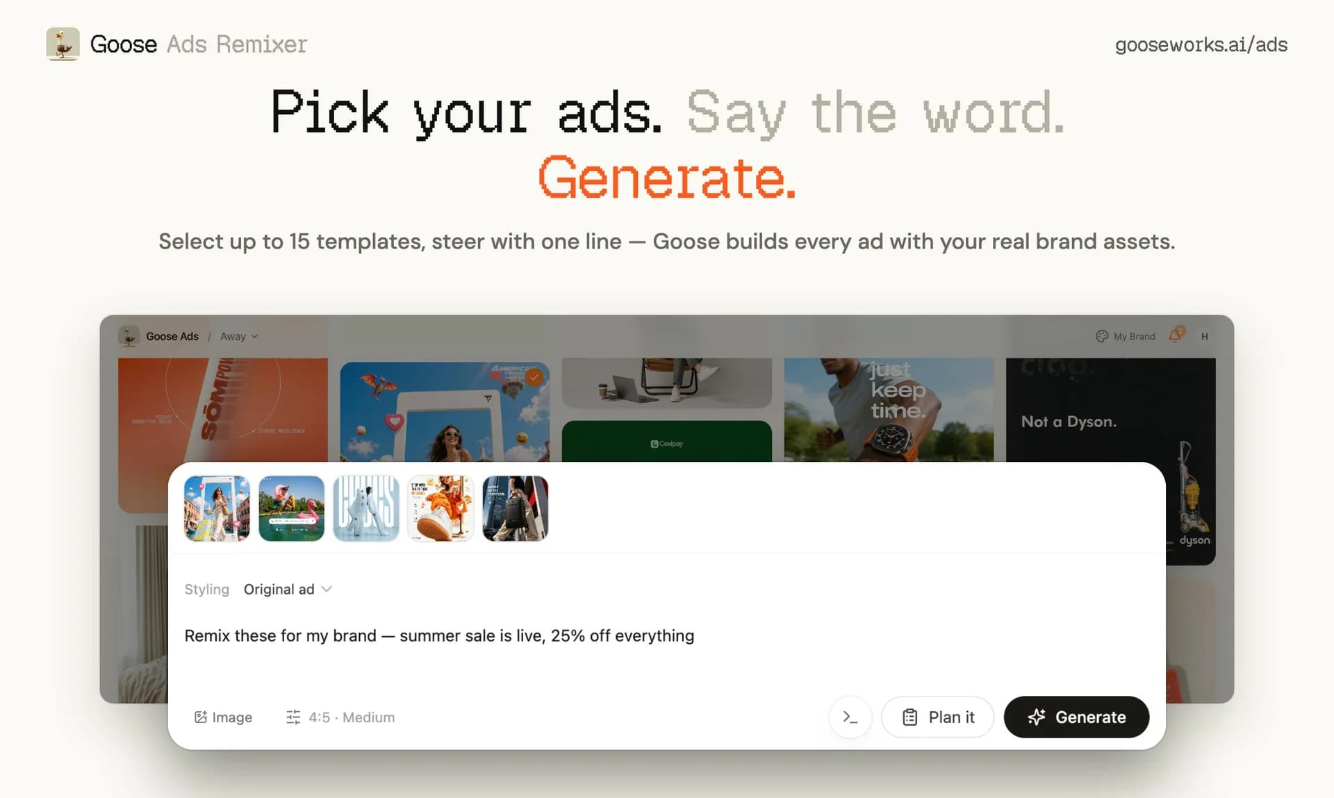 Goose Ads Remixer screenshot 2