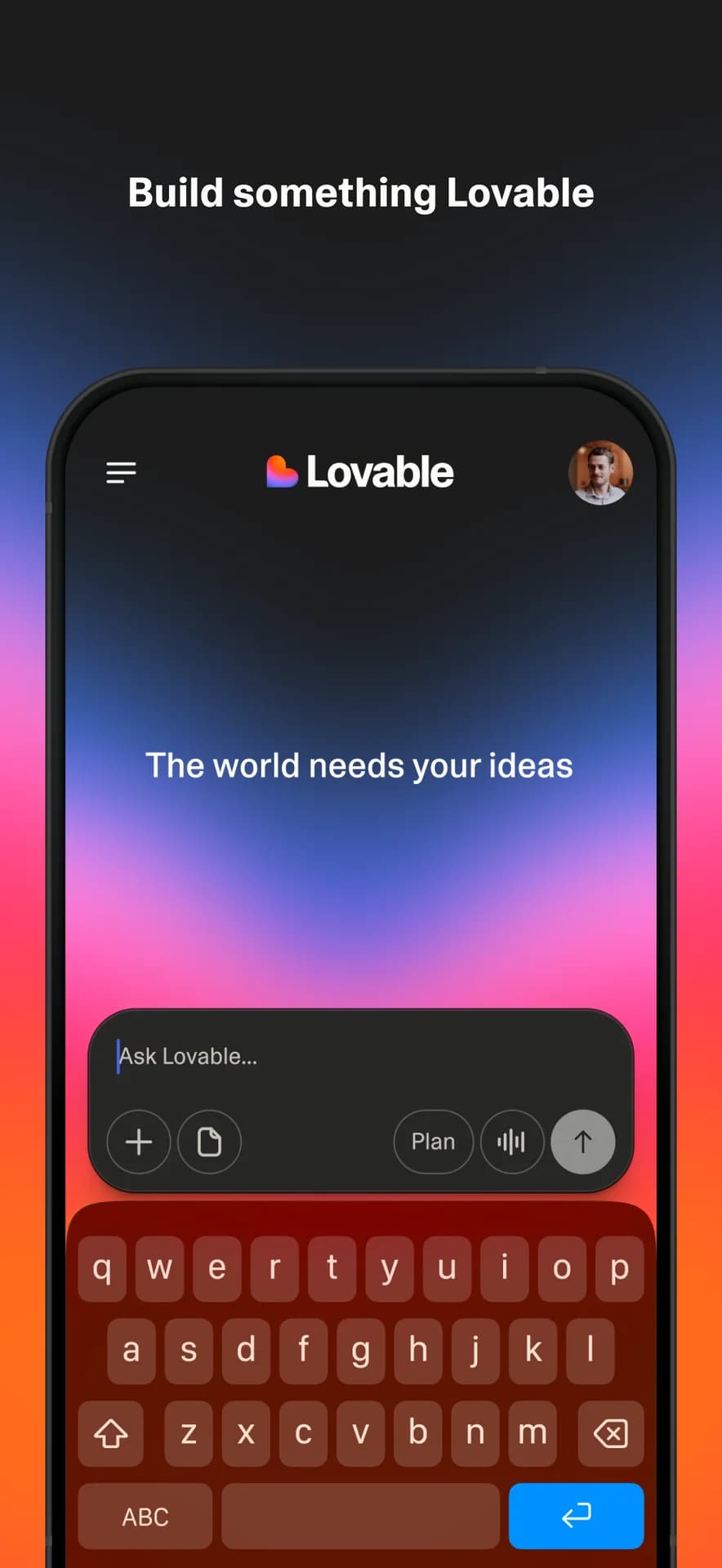 Lovable mobile app screenshot 2