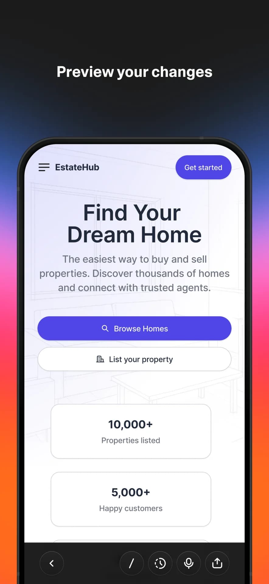 Lovable mobile app screenshot 4