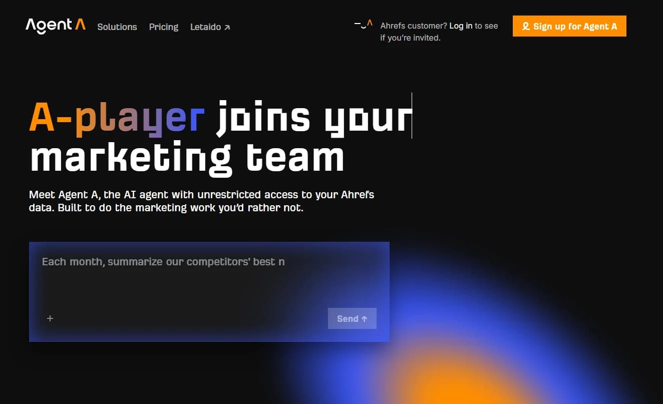Agent A by Ahrefs screenshot 2