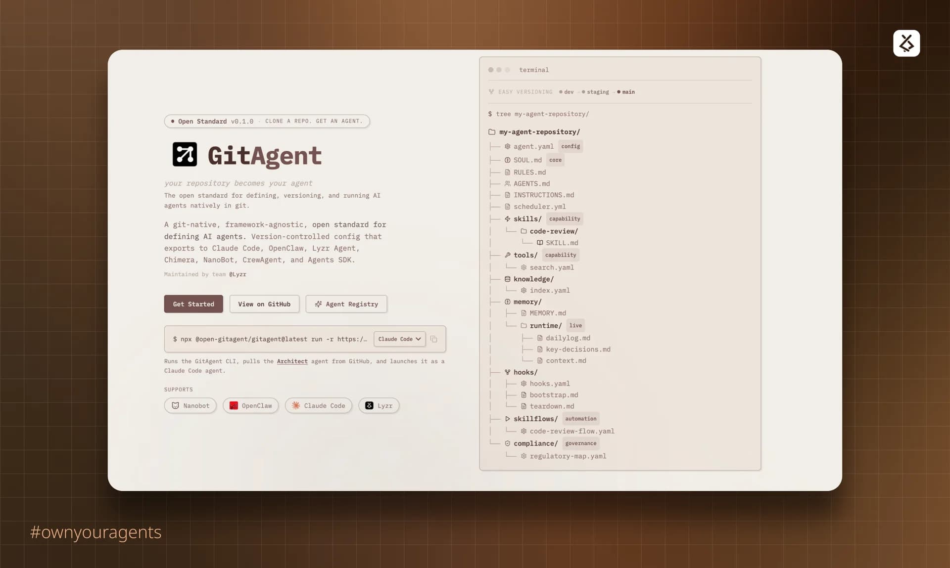 GitAgent by Lyzr screenshot 2