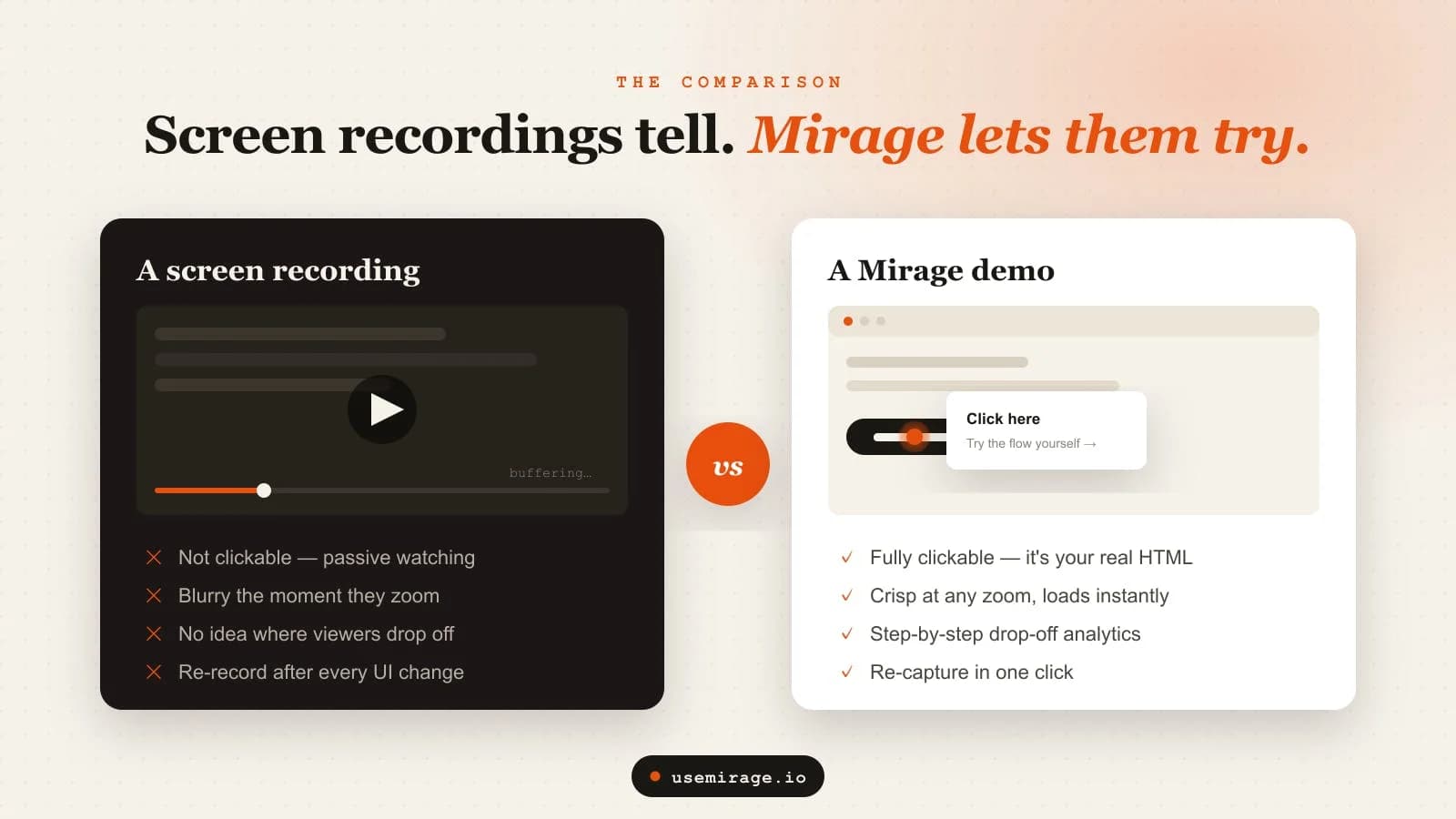 Mirage screenshot 1