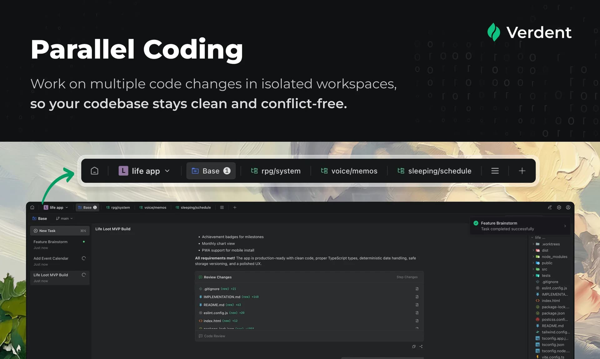 Verdent screenshot 4