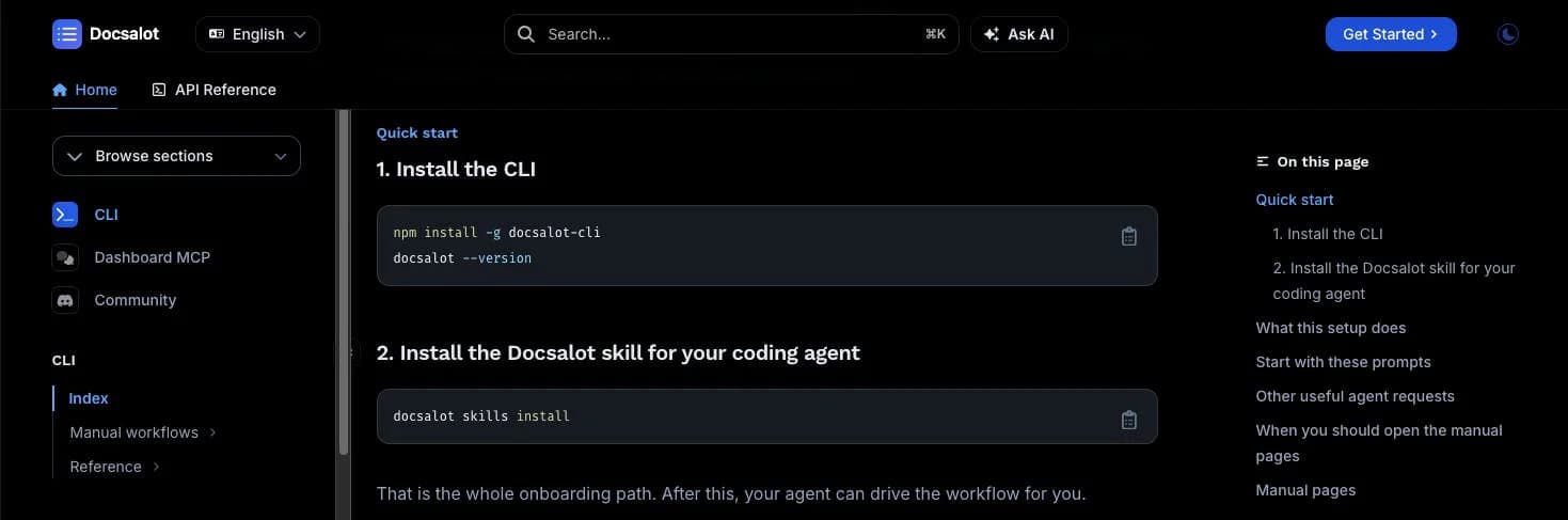 DocsAlot CLI screenshot 2
