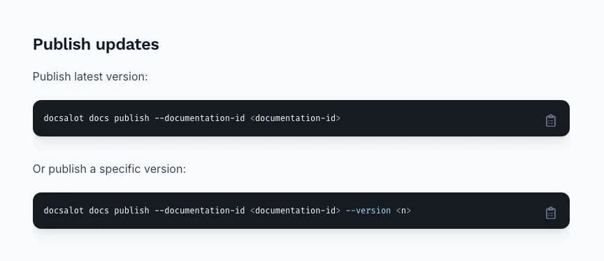 DocsAlot CLI screenshot 9