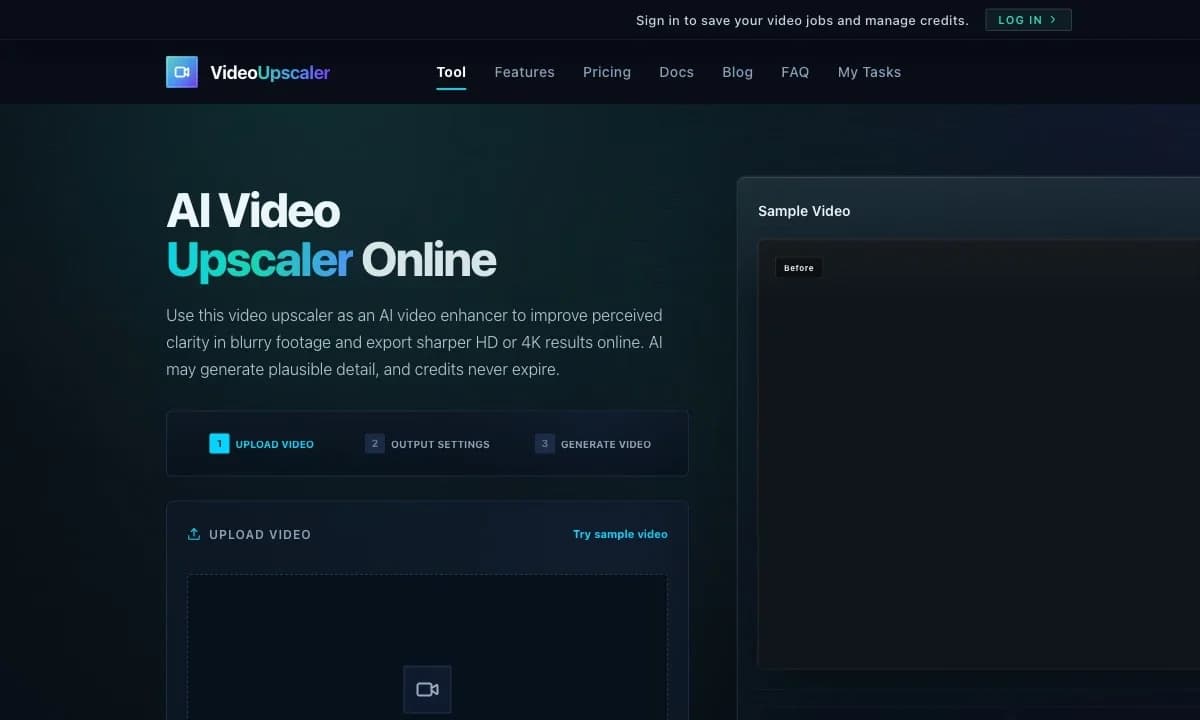 Video Upscaler screenshot 1