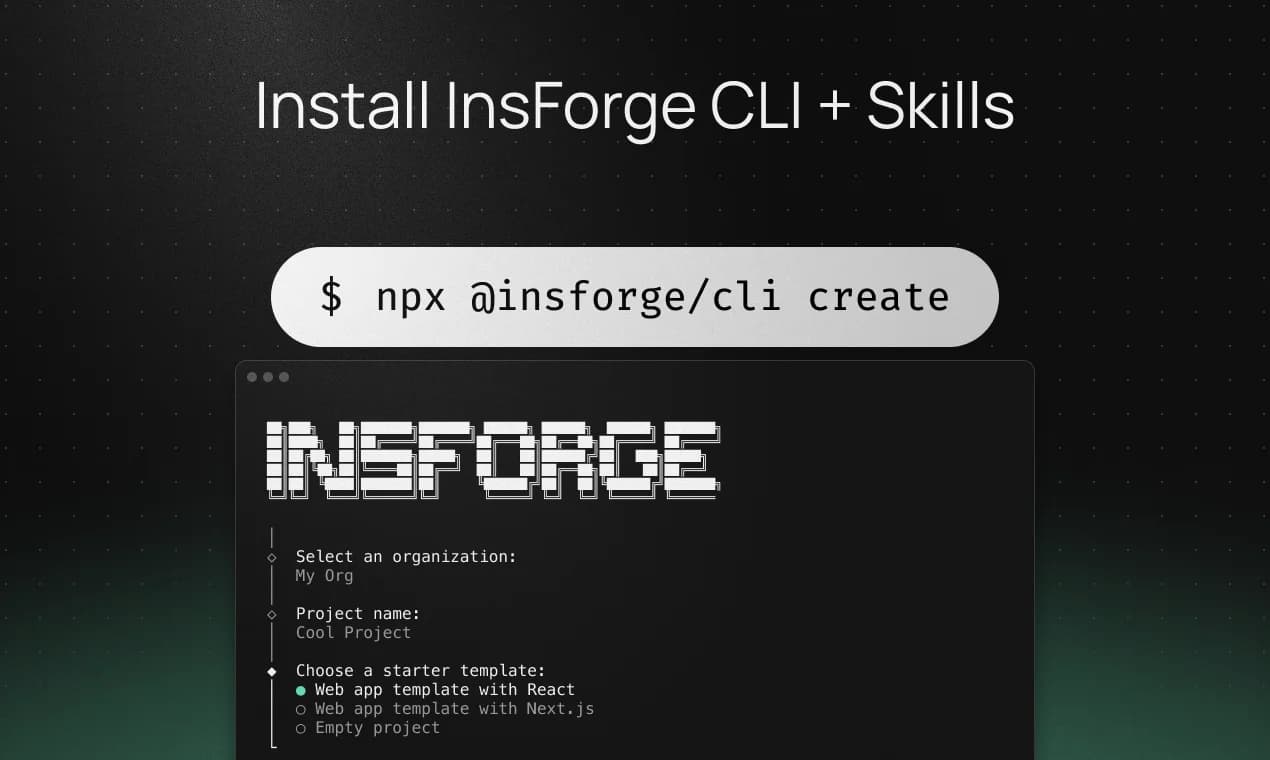 InsForge screenshot 2