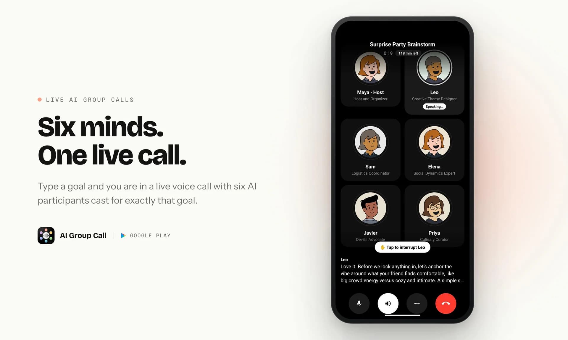 AI Group Call screenshot 1