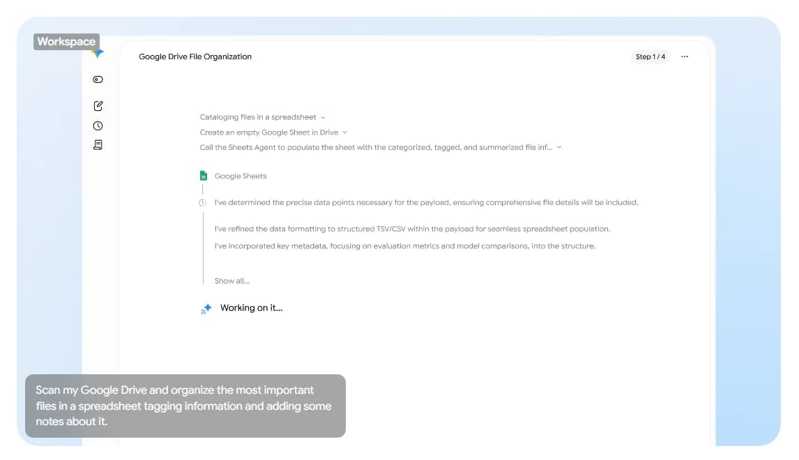 Gemini Spark screenshot 4