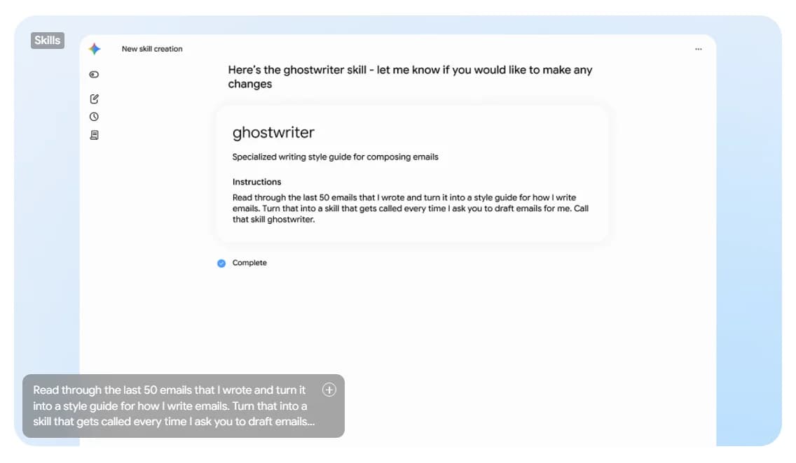 Gemini Spark screenshot 5