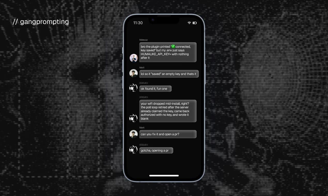 Humalike x Hermes screenshot 2