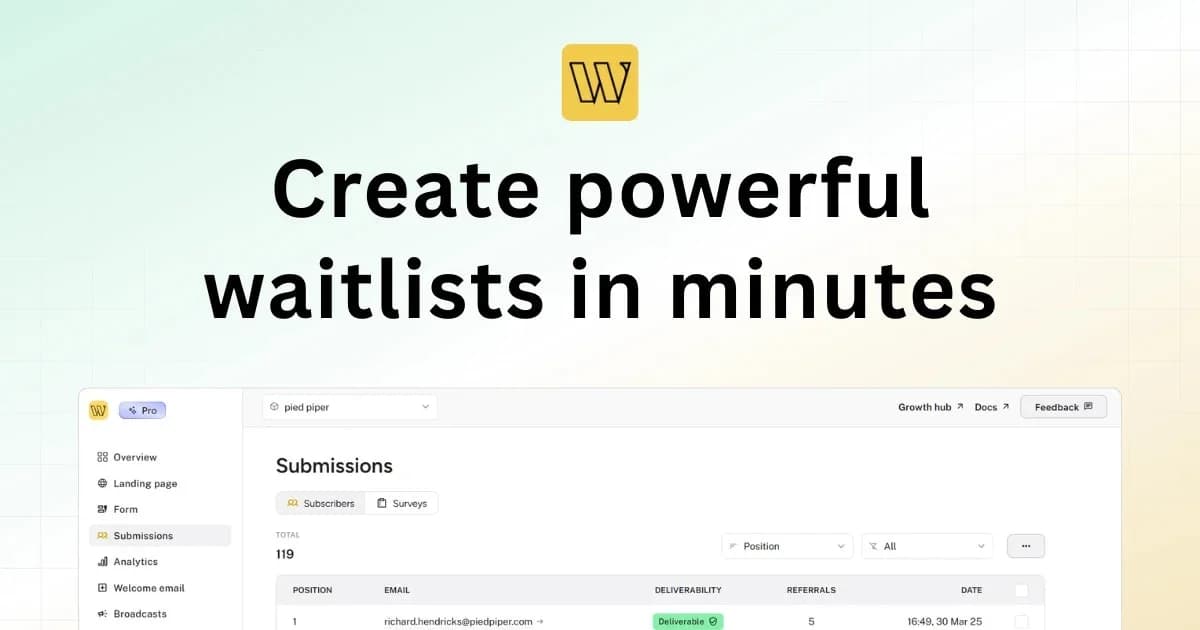 Waitlister screenshot 1