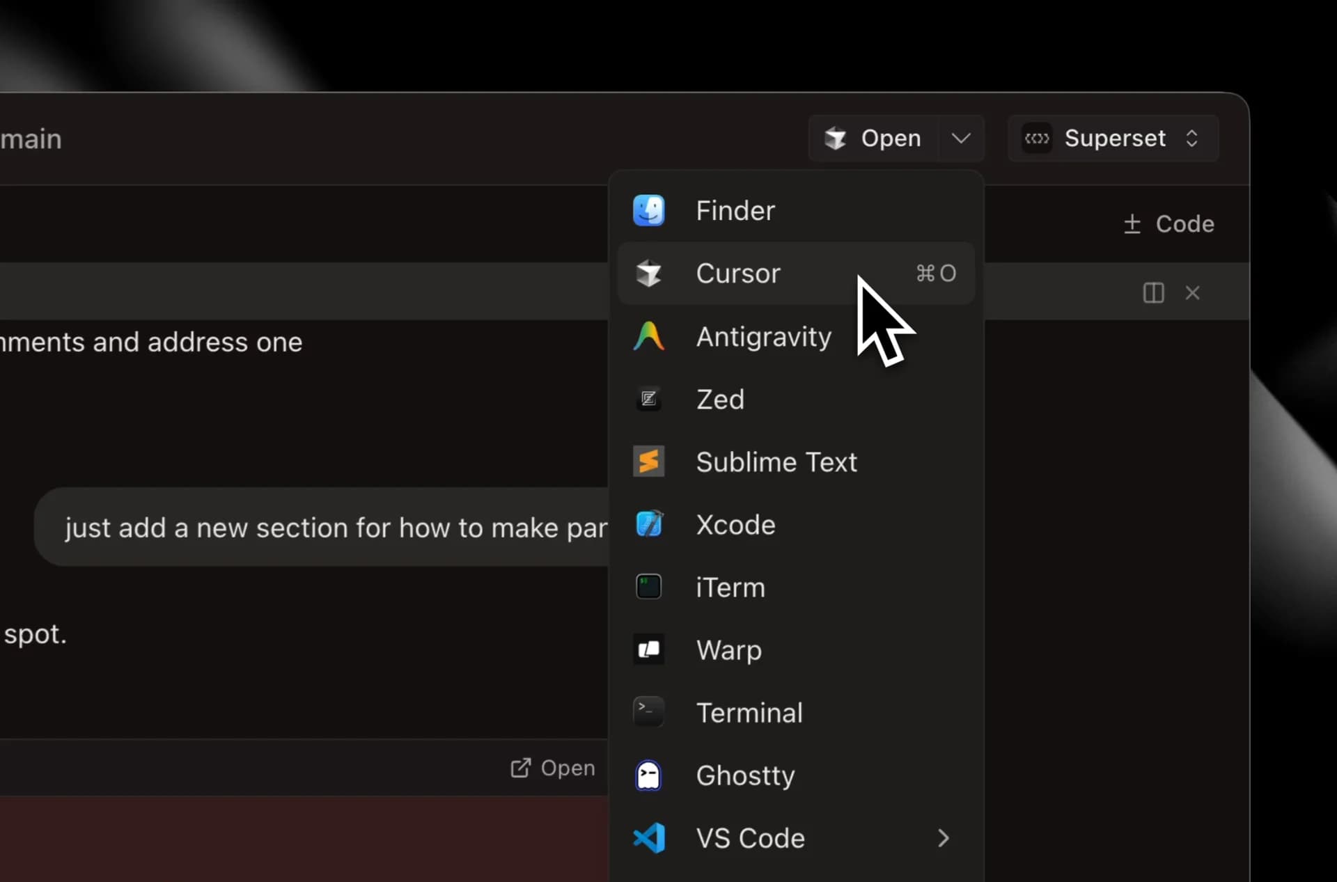 Superset screenshot 2
