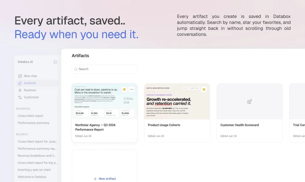 Artifacts by Databox screenshot 7