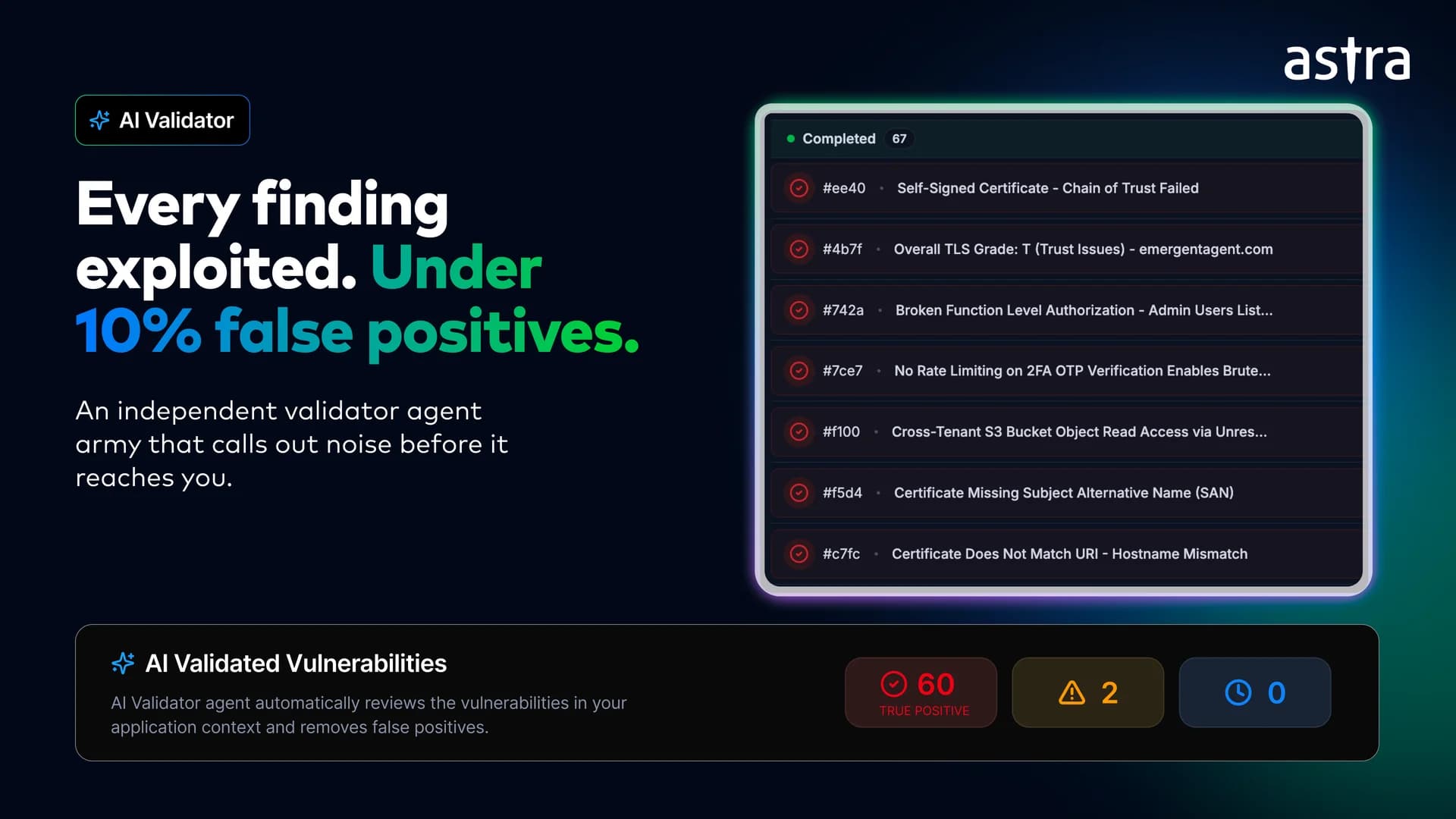 Astra Autonomous Pentest screenshot 3