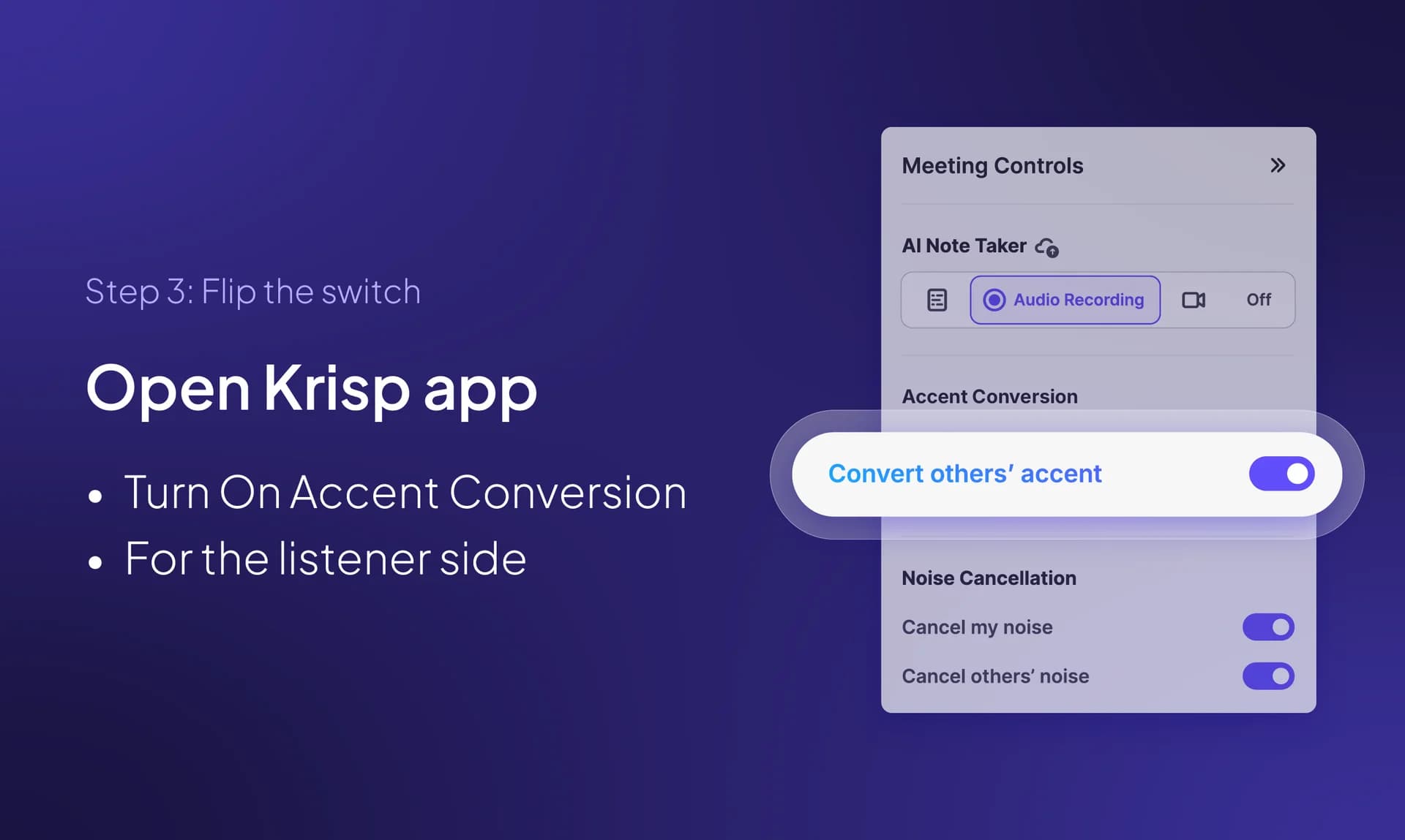 Krisp Accent Conversion screenshot 4