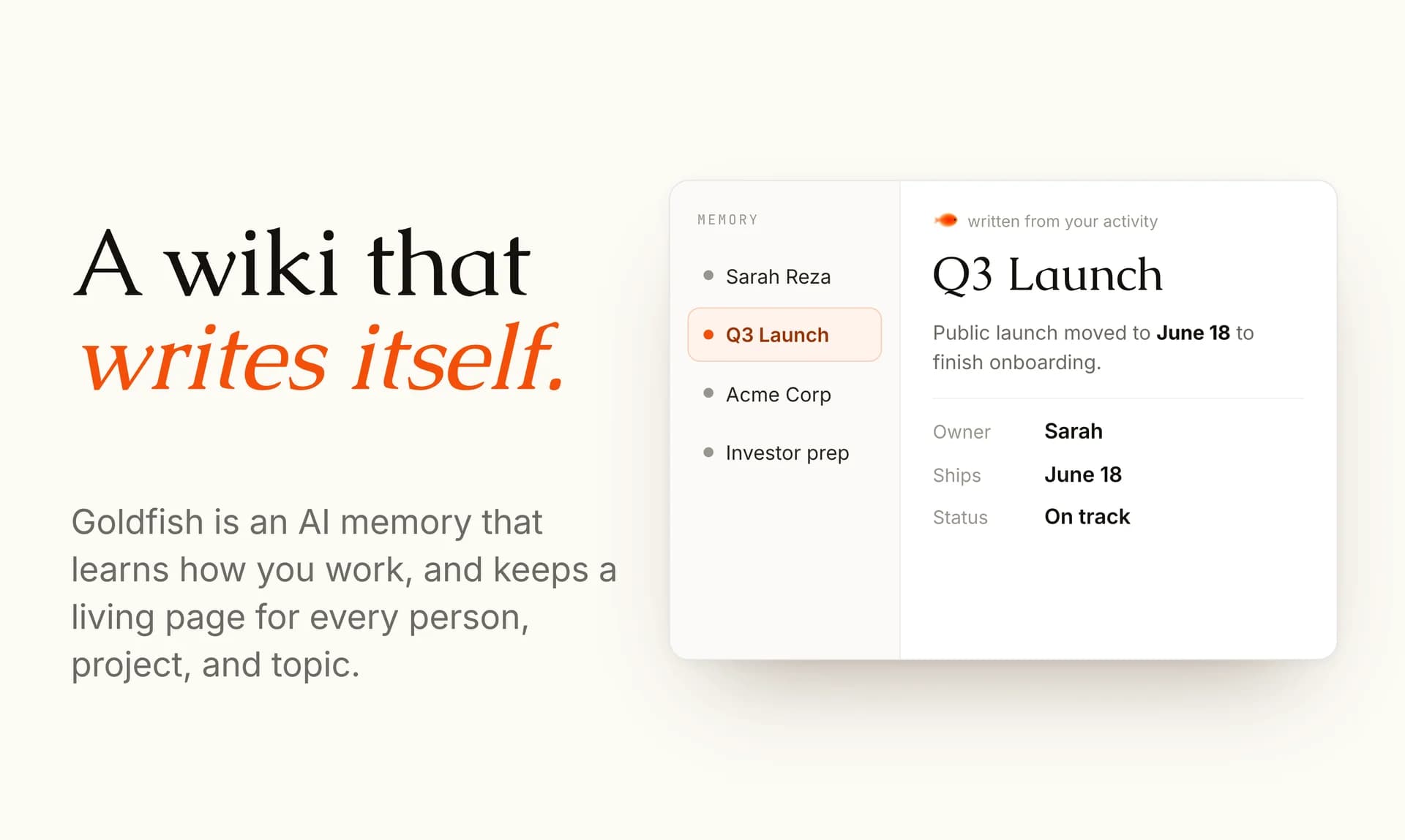Goldfish screenshot 2
