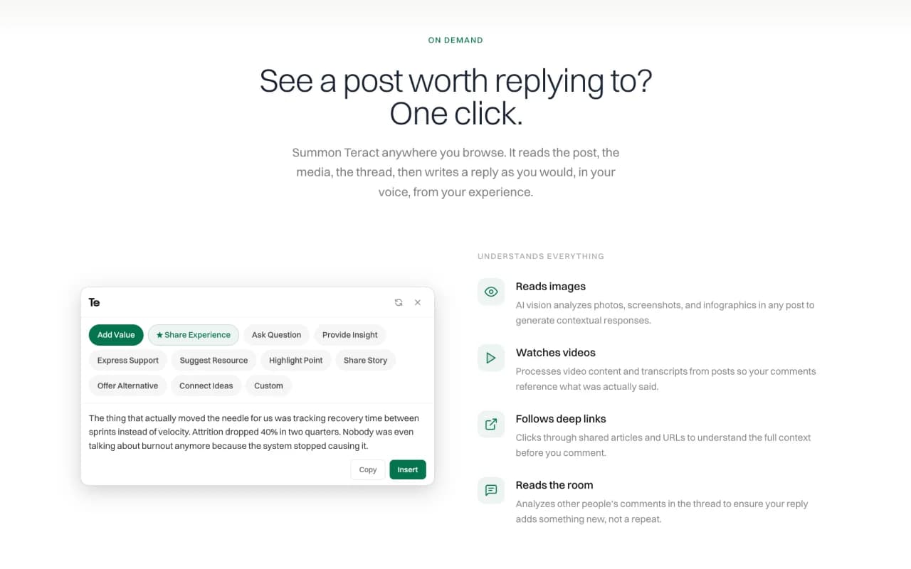 Teract AI screenshot 4