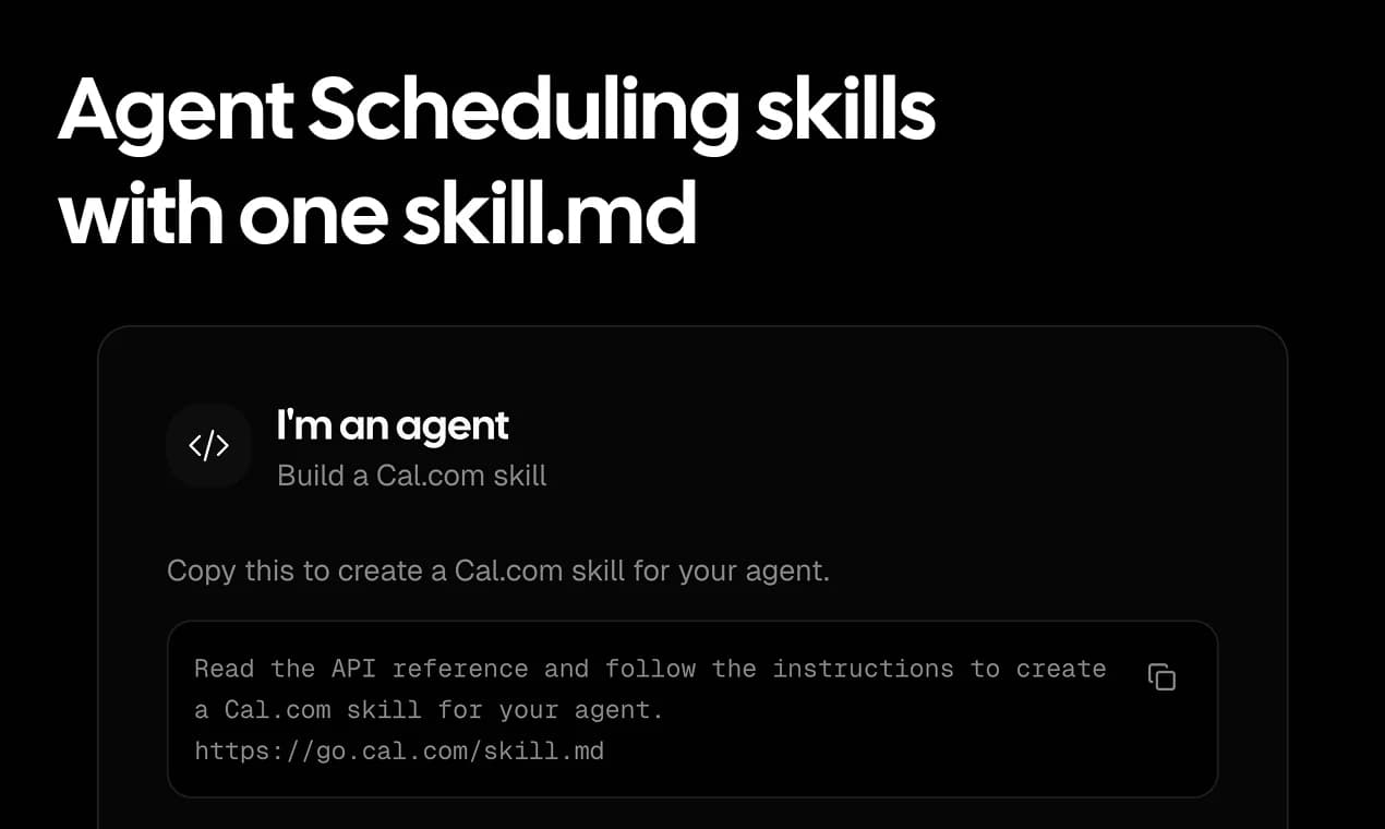 Cal.com Agents screenshot 2