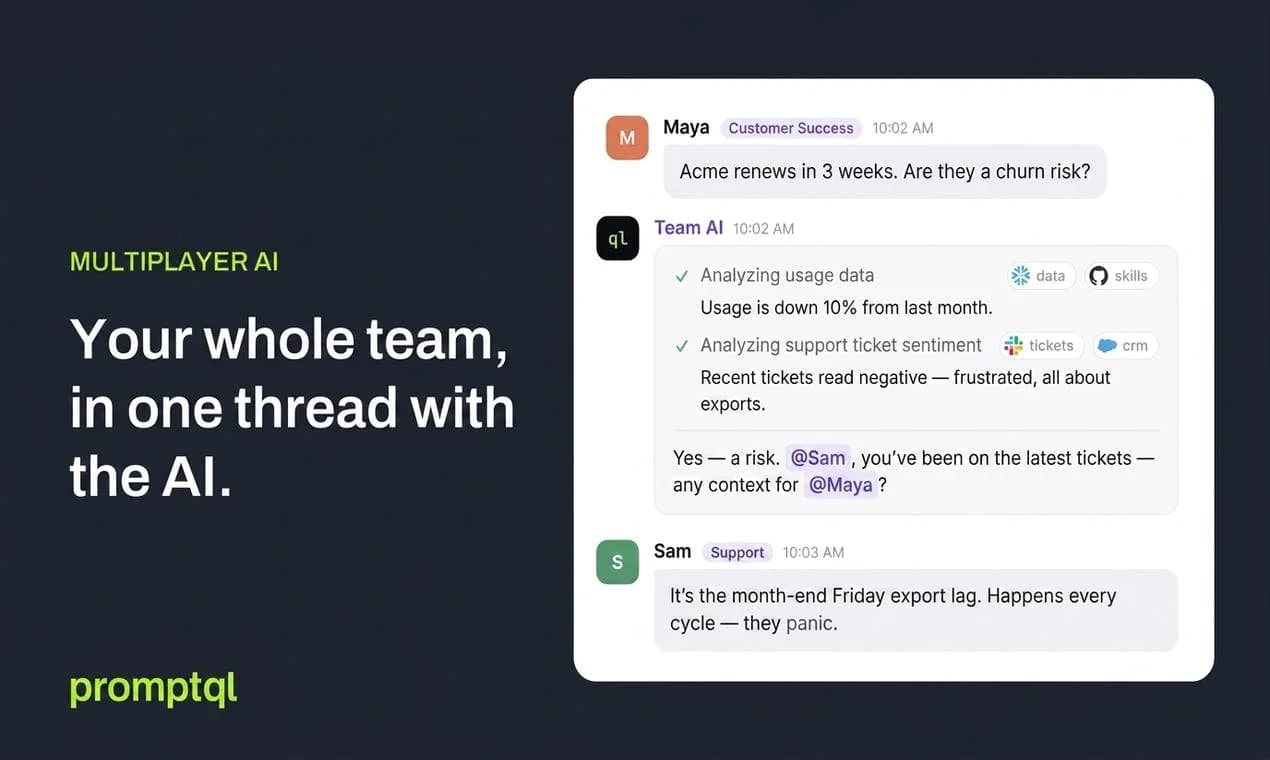 PromptQL screenshot 1