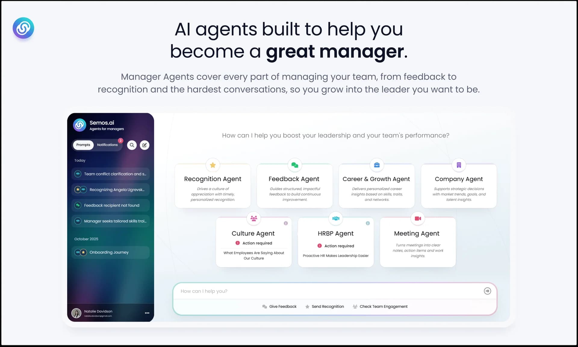 Semos.ai Manager Agents screenshot 1