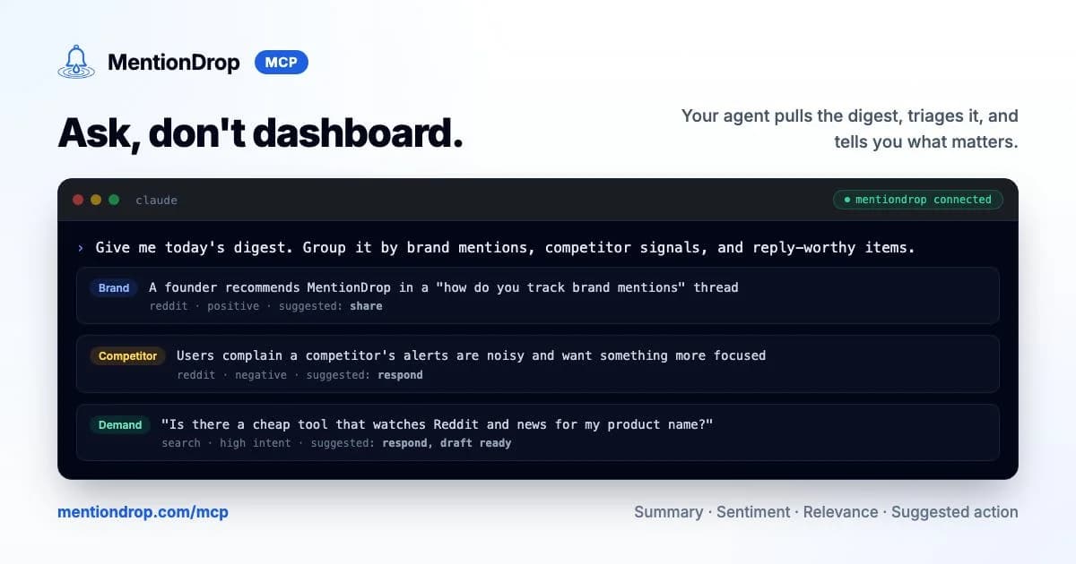 MentionDrop MCP screenshot 2