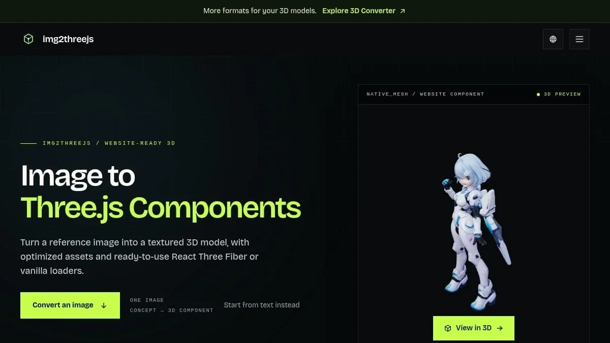 img2threejs screenshot 2