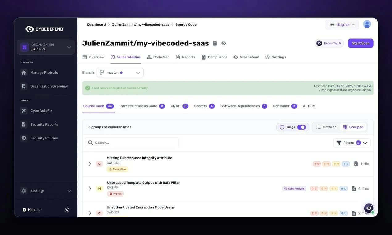 VibeDefend by CybeDefend screenshot 4
