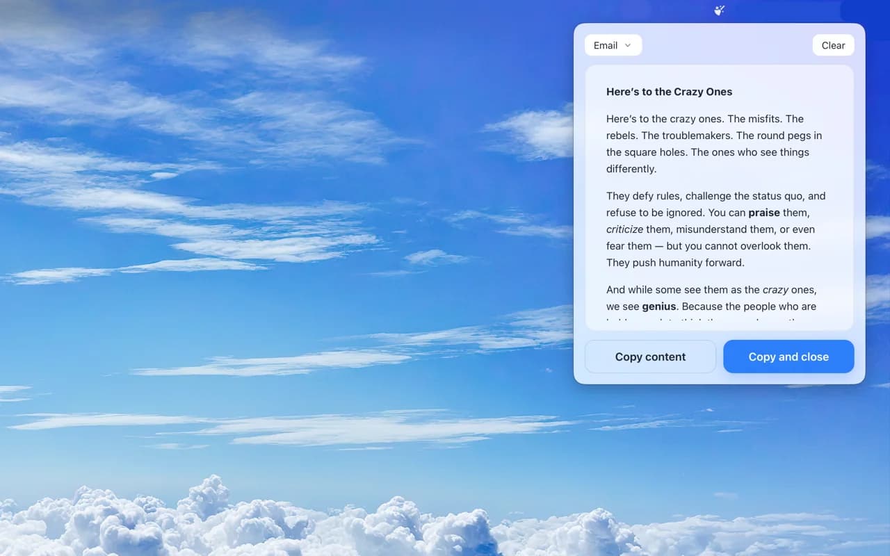 Purifai screenshot 1