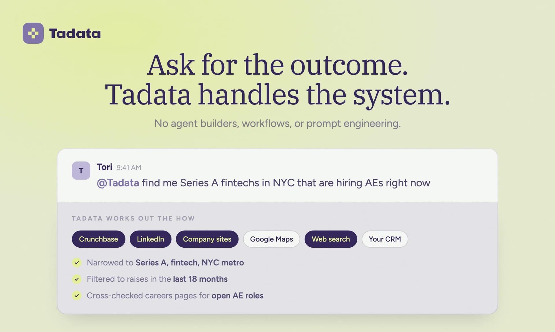 Tadata screenshot 2