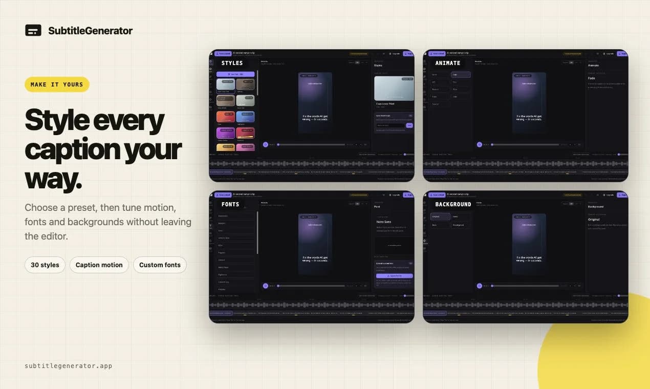 SubtitleGenerator screenshot 5