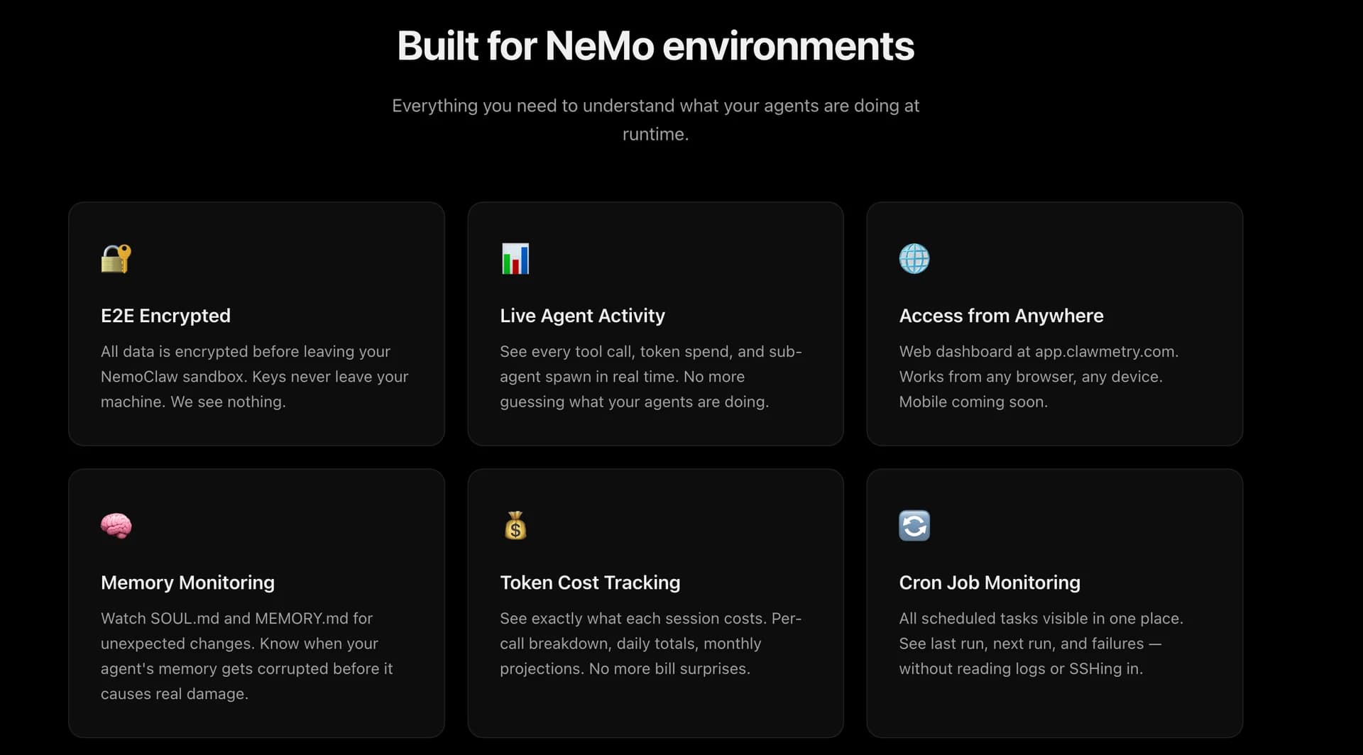 ClawMetry for NVIDIA NemoClaw screenshot 10