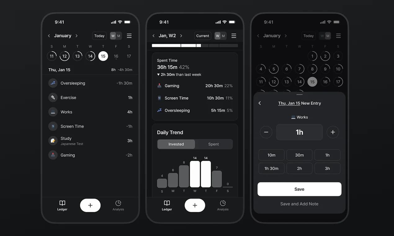 Time Ledger screenshot 3