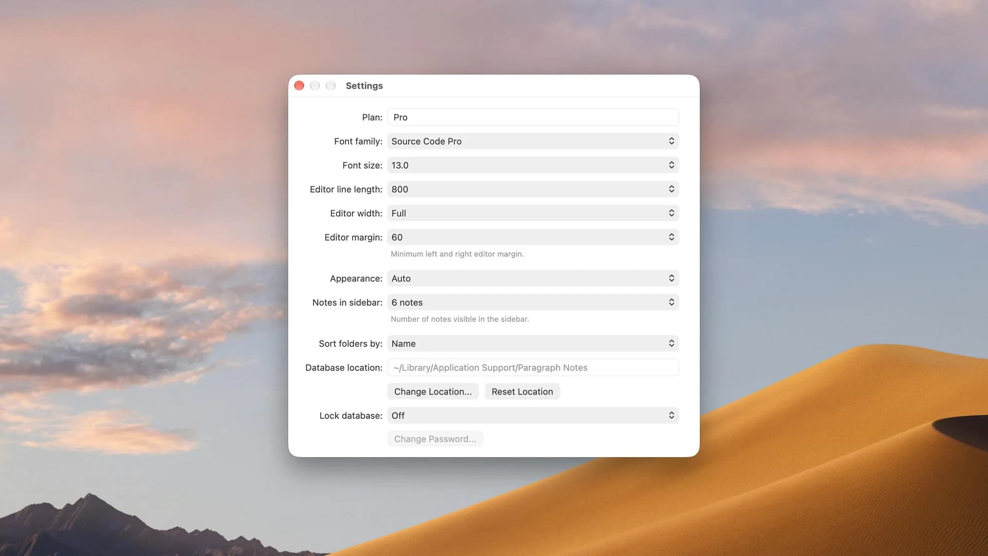 Paragraph Notes screenshot 2