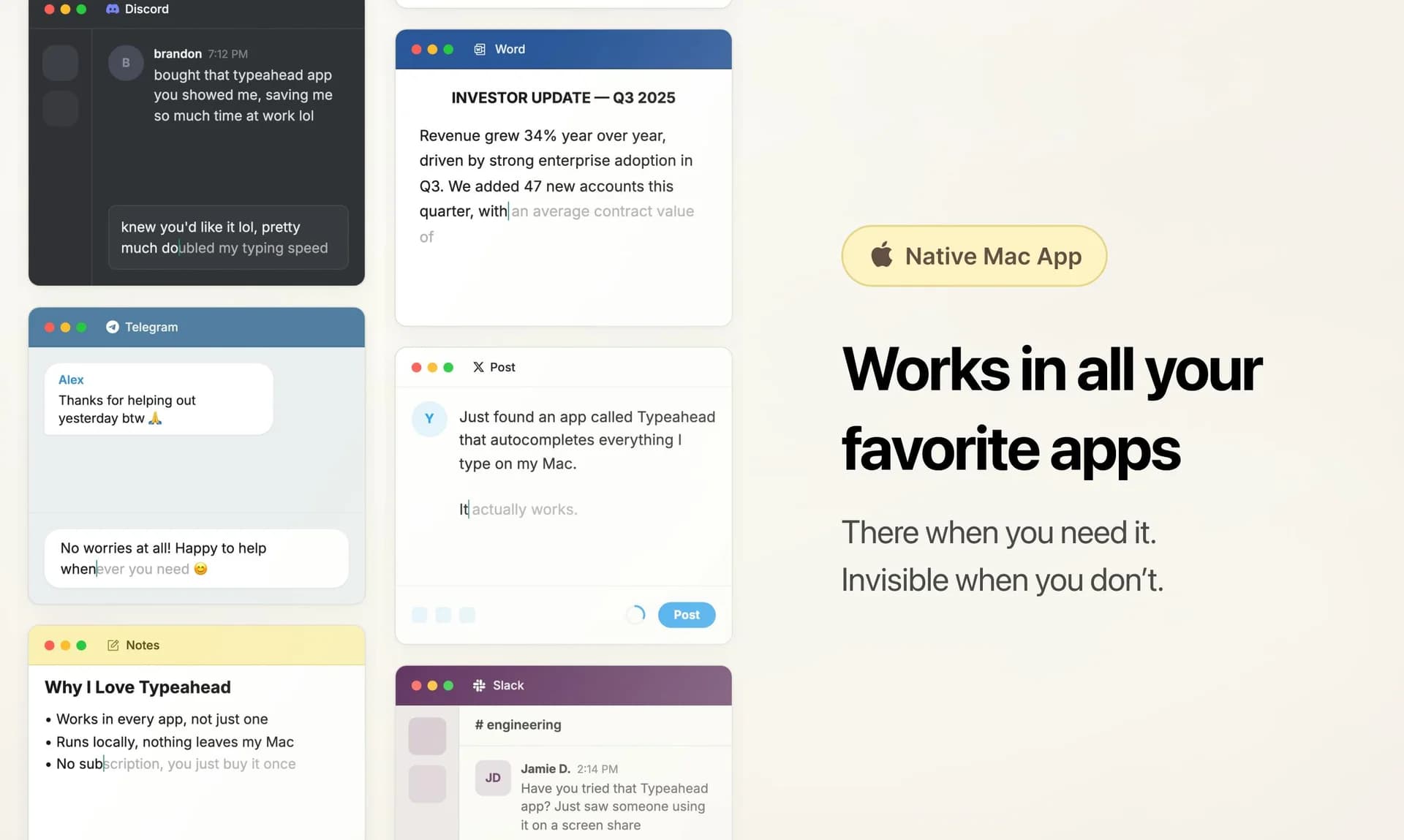 Typeahead 2.0 screenshot 2